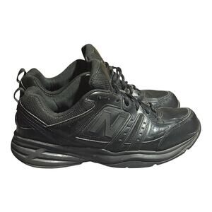 New Balance 409 MX409BK2 Men's 13 4E Extra Wide Black Leather Sneakers Walking